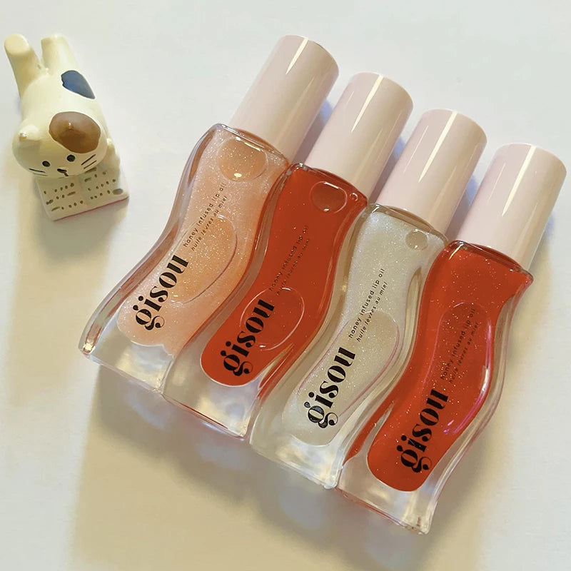 Gisou Moisturizing Lip Balm Original Lip Oil Gloss Care Of The Lips Benetitnt For Lips Plumping Exfoliating Plumping Gloss Oil