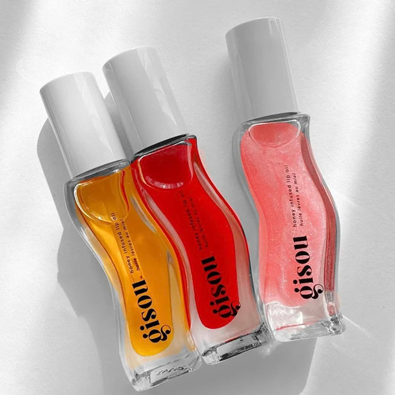 Gisou Moisturizing Lip Balm Original Lip Oil Gloss Care Of The Lips Benetitnt For Lips Plumping Exfoliating Plumping Gloss Oil